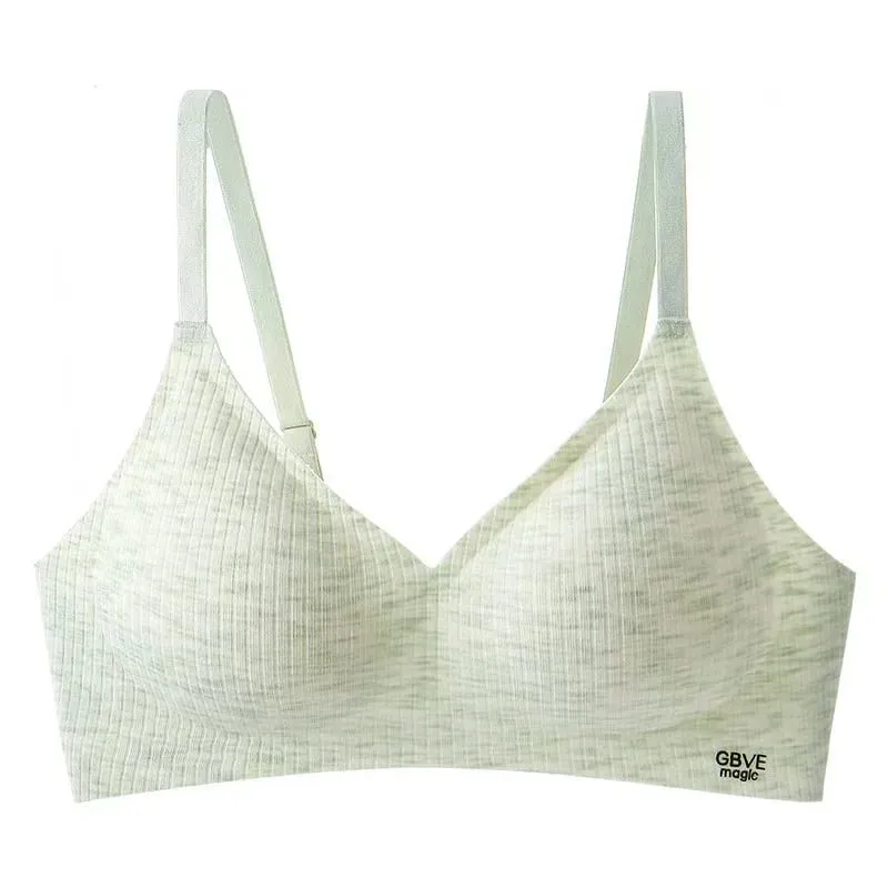 ผู้หญิง Non-trace Jelly Push-Up Bra นุ่มสบาย Anti-Sagging ชุดชั้นในไม่มี Underwire สำหรับทุกวัน W — image 9