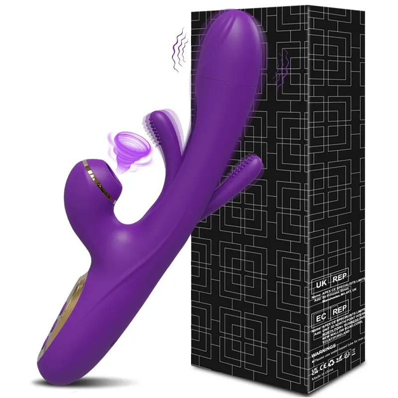 Vibromasseur à succion pour femmes, stimulateur de Clitoris et de point G, gode, masseur vaginal, jouets sexuels vibrants pour femmes adultes de 18 ans et plus — image 9