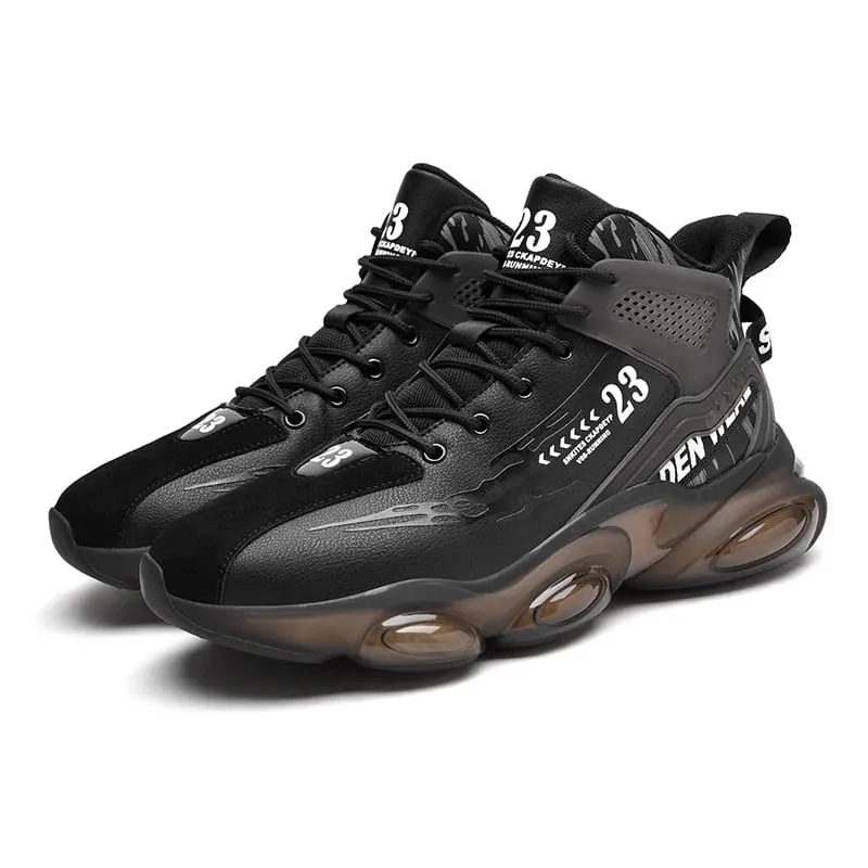 Scarpe alla moda di alta qualità primaverili da uomo con cinturino inferiore spesso da basket nuove scarpe da ginnastica casual traspiranti ammortizzate 2025 — image 8