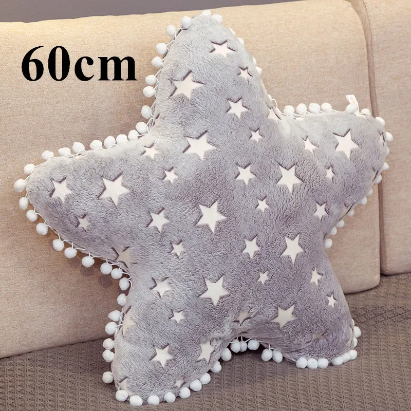 Ins pelúcia céu série luminosa nuvem lua estrela travesseiro macio almofada kawaii brinquedos de pelúcia para crianças bebê crianças brinquedo presente da menina — image 11