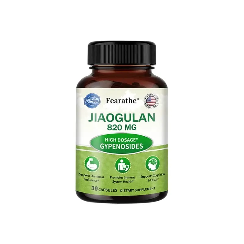 Jiaogulan Extract Supplement High Concentration Relieves Stress Regulates Metabolism Non-GMO Gluten-free 120 Capsules — image 8