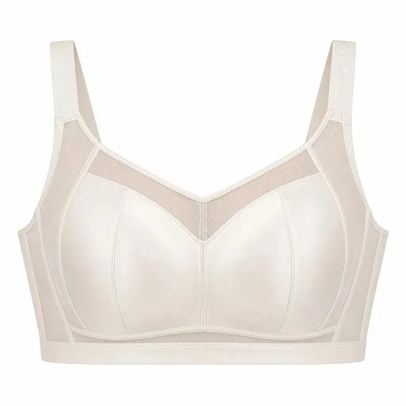 Sutiã minimizador feminino plus size, ultrafino, cobertura total, suporte lateral reunido, sutiã anti-flacidez para busto grande — image 10