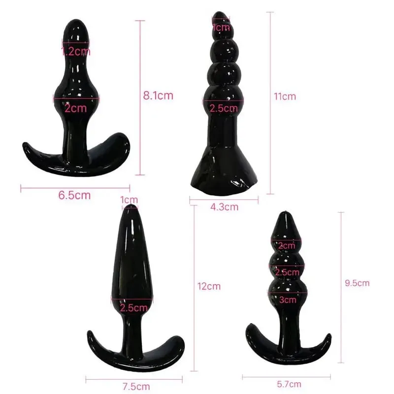 4/5/7/8 Teile/satz Silikon Butt Plug Dildo Masturbation Anal Plug Vaginal Plug Sex Spielzeug Kombination anal Perle Dilatator Spielzeug für Homosexuell — image 4