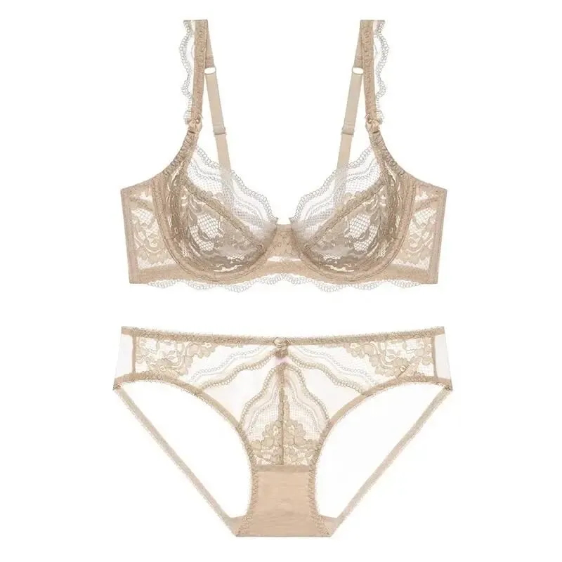 Neuankömmling Damen-Set, ultradünn, viktorianische Spitze, Push-up-Set, weicher Bügel, ungepolstert, atmungsaktiv, bequem, Dessous-Set — image 5