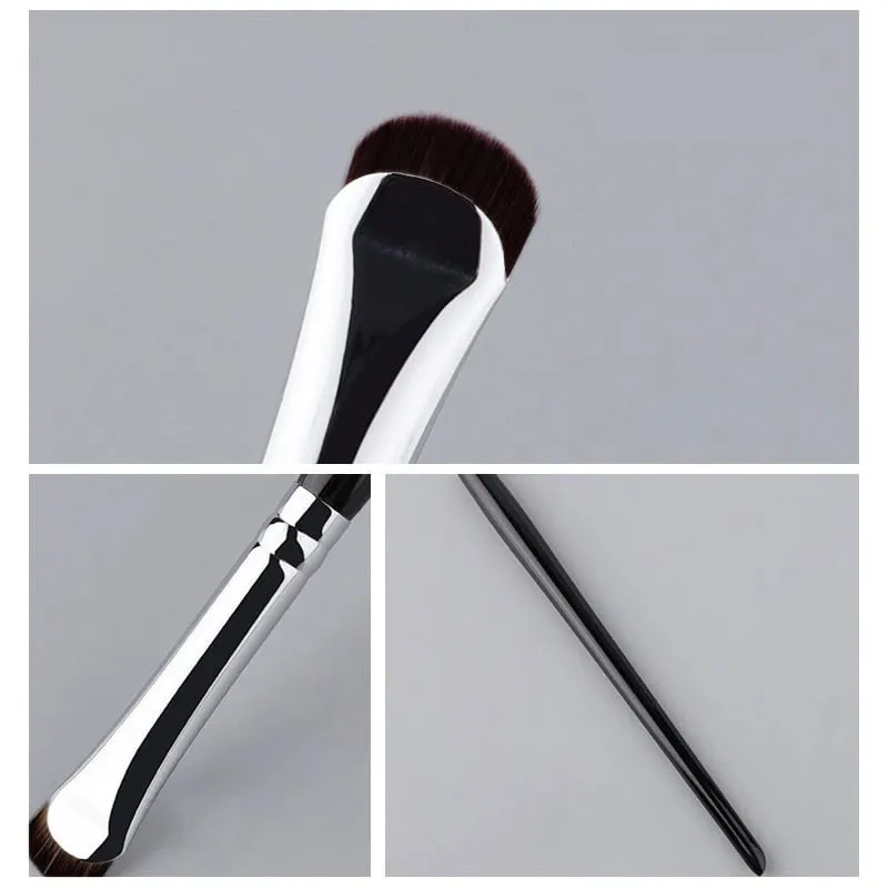 1/2PC Crescent Eyeliner Makeup Børster Øjenmakeupværktøj Præcisions blød øjenskyggebørste Buet tynde kosmetiske værktøj til små øjne