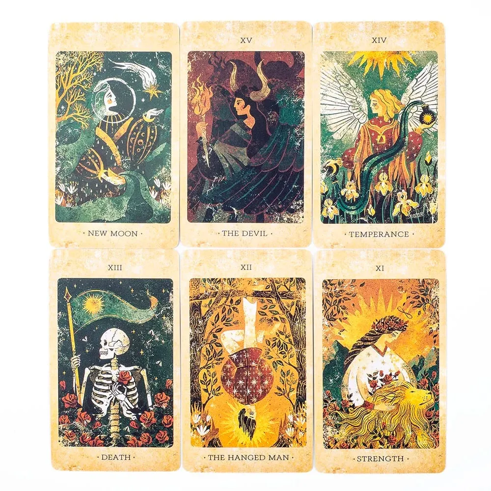 Il mazzo dei tarocchi del regno solare, set di 78 carte Oracle per l'intuizione cosmica e la divinazione, versioni inglesi, gioco da tavolo — image 5
