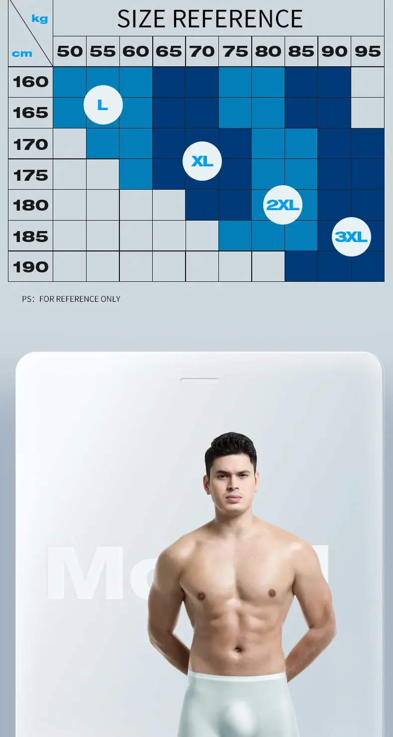 Ropa interior para hombres Calzoncillos tipo bóxer finos sin costuras de seda de hielo moldeados en 3D Pantalones cortos deportivos de verano de longitud extendida — image 11