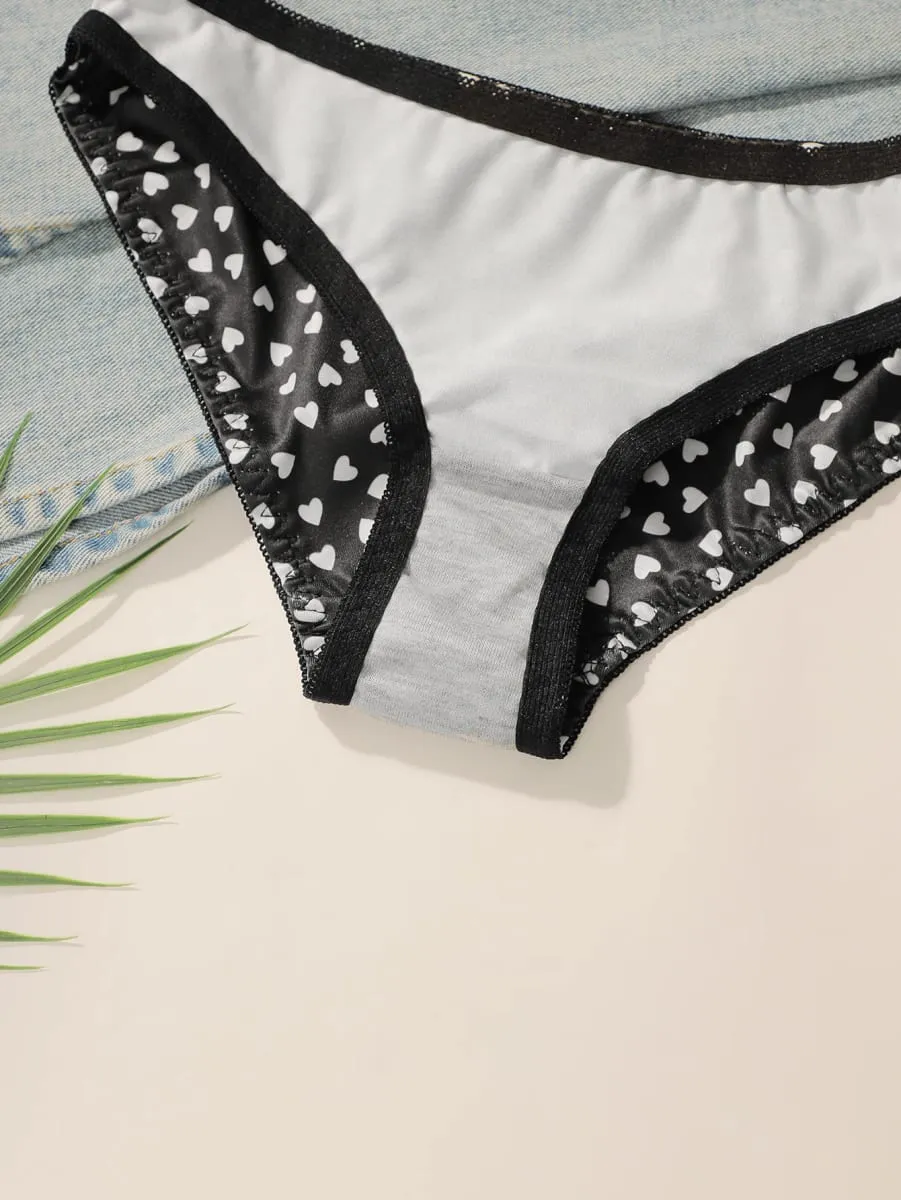 Hot selling 2 sexy printed pattern bras na may mga nakalap na push up adjustable shoulder strap underwear set A3122 — image 6