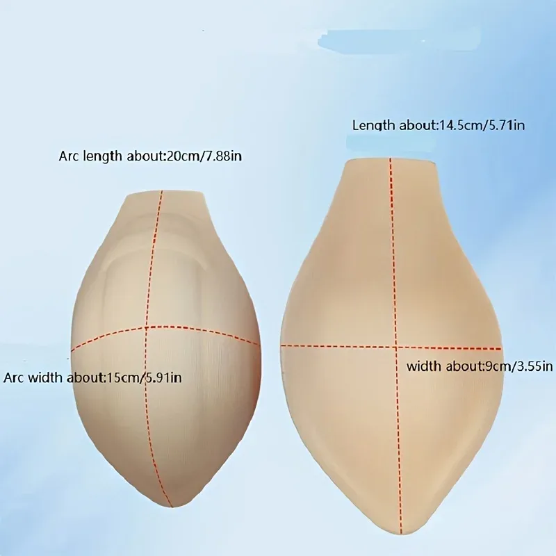 1/3 Buah Bantalan Pakaian Dalam Peningkat Pria Bahan Spons Tahan Cahaya Desain Titik Cembung 3D Cocok untuk Celana Renang Acara Lain — image 6
