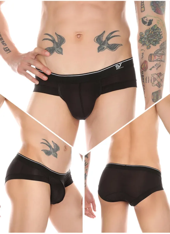 Intimo da uomo estivo Boxer Rigonfiamento Slip in seta di ghiaccio Mutandine fresche e traspiranti ultrasottili — image 21