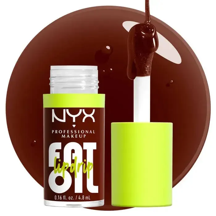 NYX Fat Oil Lip Drip Lip Gloss Melembapkan Bibir Secara mendalam Tidak Melekit Lip Gloss Seksi Lip Gloss Mekap Gincu Fesyen Korea — image 16