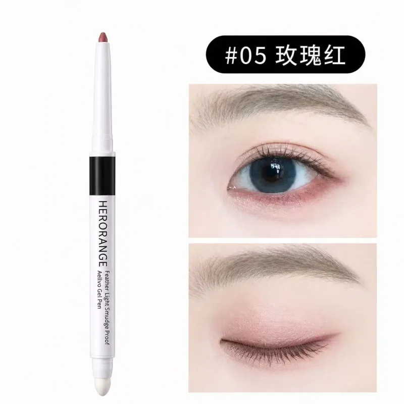 Herorange Matte Shimmer 2 en 1 sous Eye Liner Longue Tenue Maquillage Quotidien Portable — image 12