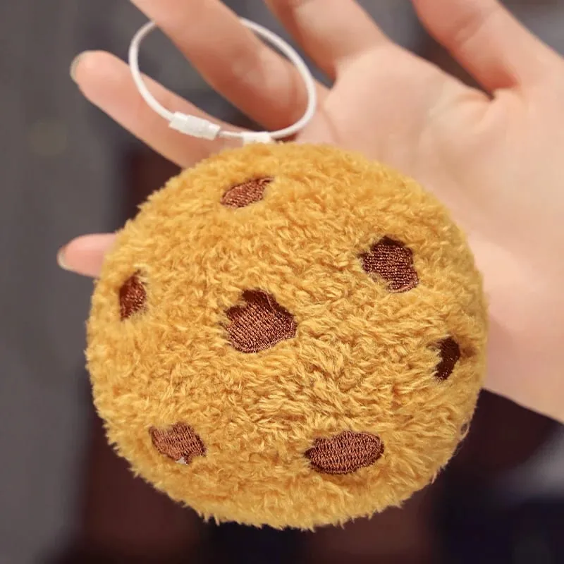 Coussin de siège en peluche de biscuits créatifs, oreillers alimentaires doux, jouets de poupée en peluche pour enfants, décor de chambre d'anniversaire pour filles, cadeau du nouvel an
