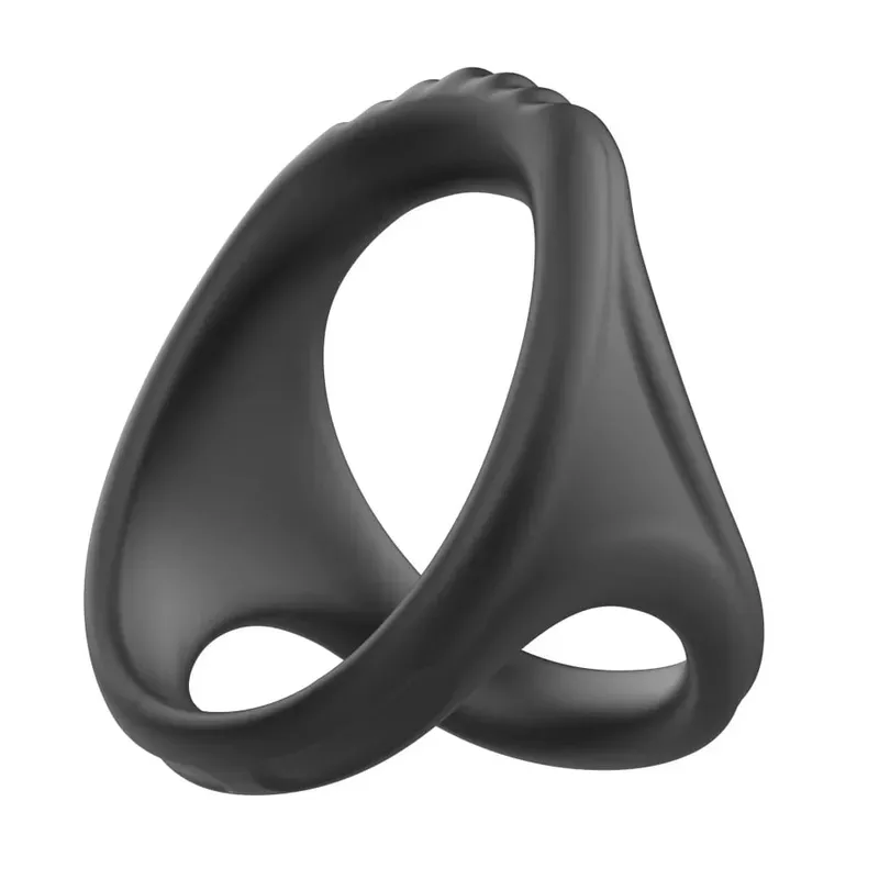 Cazzo di Silicone Pene Anelli del pene Erezione Blocco dello sperma Miglioramento di lunga durata Ritardo Eiaculazione Giocattoli adulti del sesso per uomini Coppie 18+ — image 4