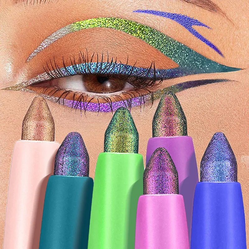 Chameleon Eyeliner Stick ปากกา Glitter อายแชโดว์กันน้ำ Shimmer Eye Liner ปากกา Shiny High-gloss เครื่องสำอางค์ Beauty Make Up — image 1