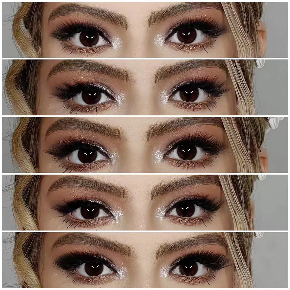 RED SIREN L Shape Cat Eye Lashes New Design Wispy Natural Mink Lashes Korean Makeup Eyelash — image 4