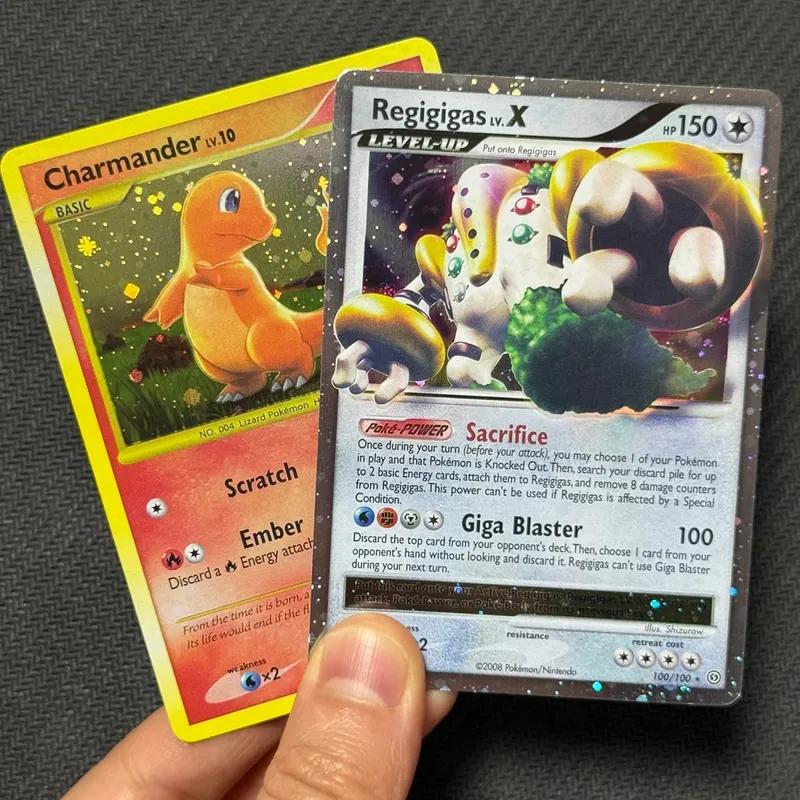 Cartes proxy Dragonite Legends Awakened Charmander Stormfront Gengar LV.X Rayquaza C Leafeon Majestic Dawn Blastoise Holo — image 3
