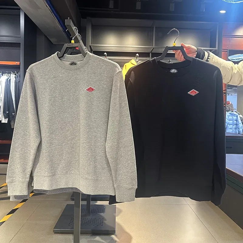 2025 Exported to Japan Autumn Thin Sweatshirt Men/Women Same Embroidery Brand Cotton O-Neck Long Sleeve Loose Tracksuit Tops — image 4