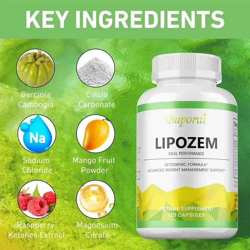Capsules Lipozem - Santé digestive Suppression de l'appétit Métabolisme Gestion du poids — image 3