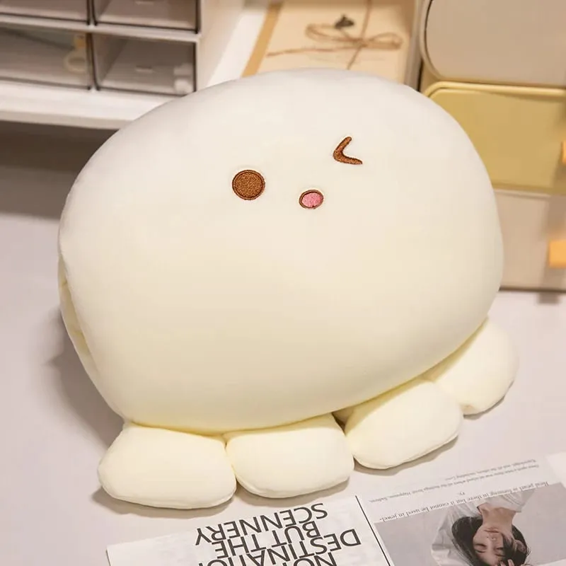 35 ซม.Octopus หมอน Plush ตุ๊กตา Ball Shape สัตว์น้ำมืออุ่นหลุมอุ่นน่ารัก Face Plushie กลับสนับสนุน — image 9