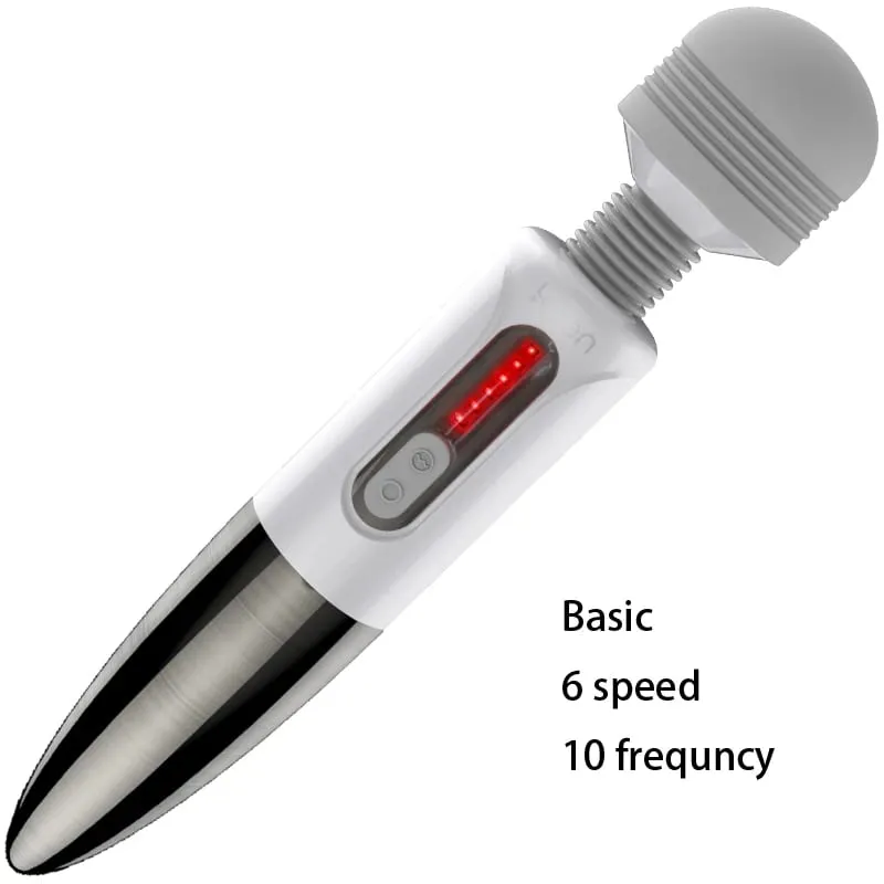 Leten Clitoral Vibrator for Female Masturbation Orgasm AV Stick Magic Wand Massager Stimulate Nipple Clitoris Sex Toys for Woman