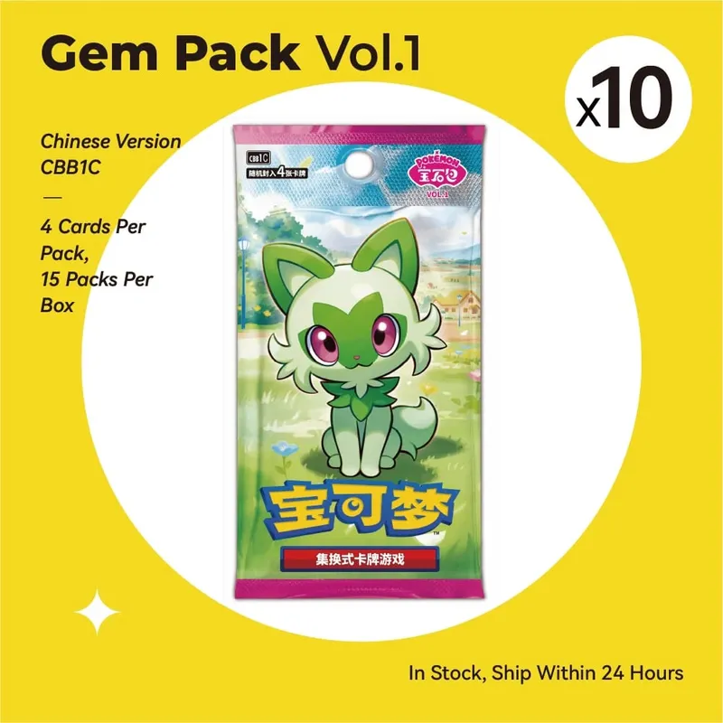 ใหม่ Gem Pack Vol 2 การ์ด Scarlet และ Violet Trading PTCG กล่อง Eevee Eeveelution Gem Pack 2 คอลเลกชันของเล่นของขวัญเดิม 100% — image 8