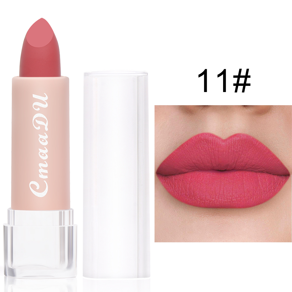 1 Pcs Velvet Matte Lipstick Long-Lasting Non-Stick Cup Waterproof Moisturizing Lip Gloss Fashion Classic Shades For Daily & Date — image 10