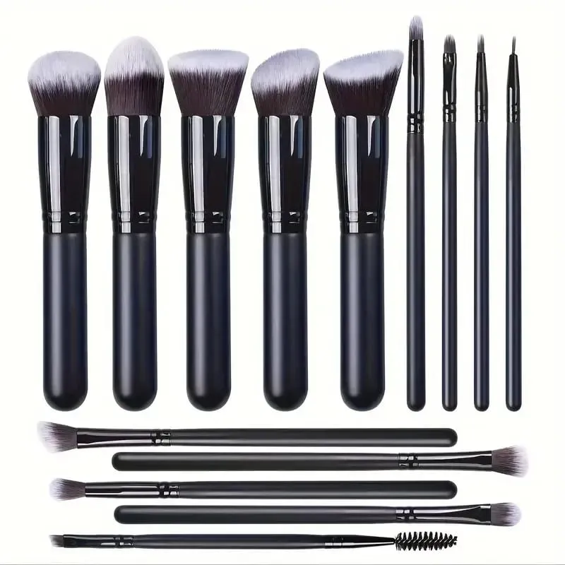Profesional 3/14/16 Buah Set Kuas Makeup Lembut Berbulu Eye Shadow Foundation Concealer Blending Kuas Blush On Alat Kecantikan Wanita — image 10