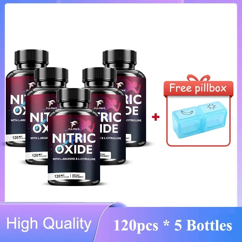 Napakahusay na Nitric Oxide Supplement - Premium Muscle Support Nitric Oxide Booster - Natural Energy at Heart Health Support — image 10
