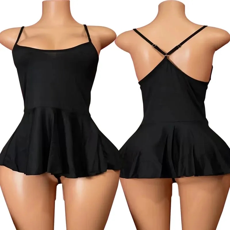 Vestidos rojos sexis sin entrepierna para mujer, minivestido de noche sin espalda, sin mangas, ropa Y2k, vestido de fiesta de noche — image 9