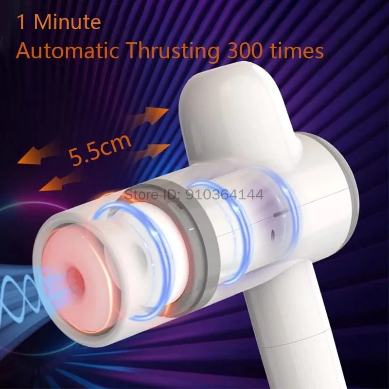 Tragbare Masturbation Tasse Automatische Thrusting Männlicher Masturbator Fernbedienung Tasche Pussy Vagina Blowjob Erwachsene Sex Spielzeug für Männer — image 3