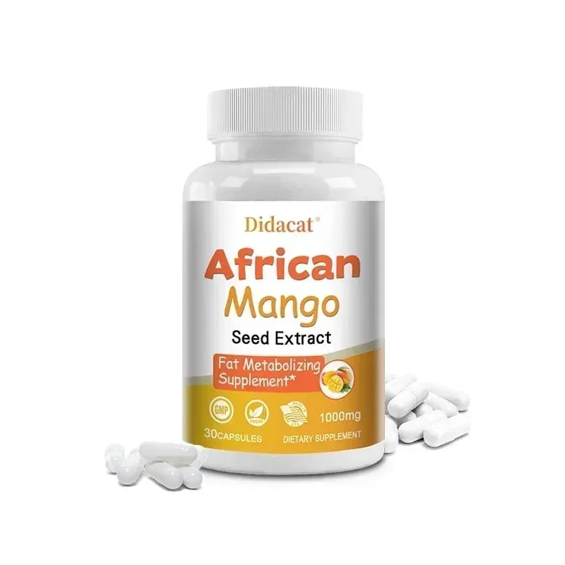 African Mango Capsules - Powerful Metabolism Appetite Suppressant Immune System Health Fat Burning Capsules Non-GMO — image 8