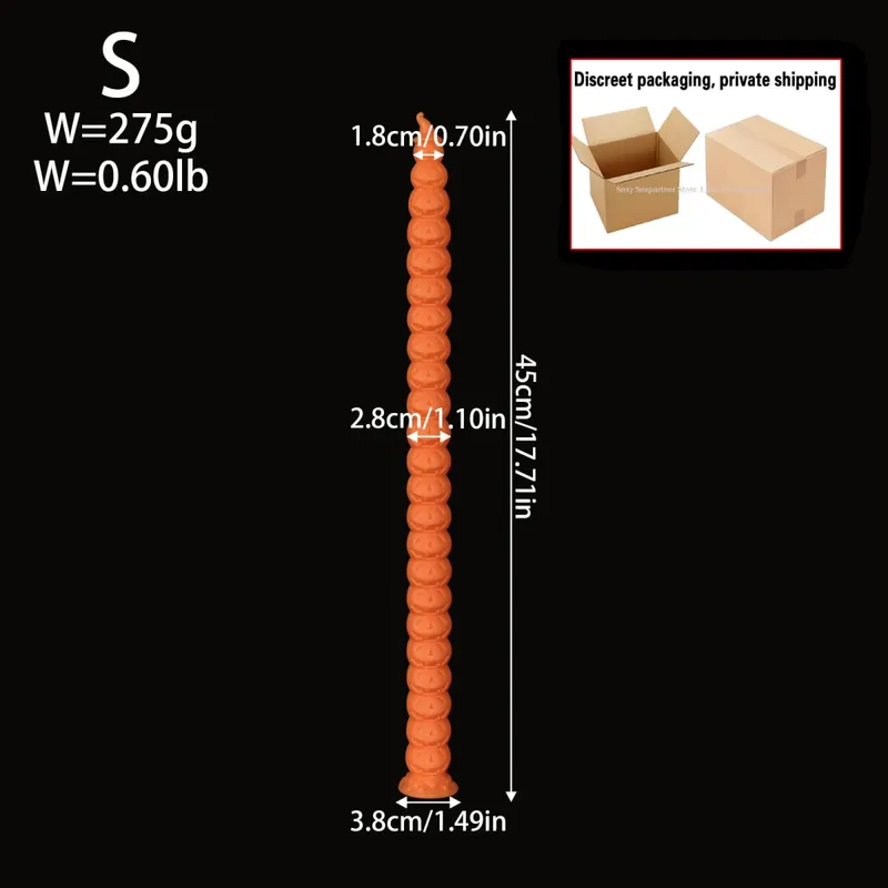ยาว 55 ซม.ปลั๊กฟักทองDildoลึกAnal Whipนุ่มAnal Plugของเล่นสำหรับผู้ใหญ่Monster Dilator Anal Dildo Stimulatorผลิตภัณฑ์ — image 20
