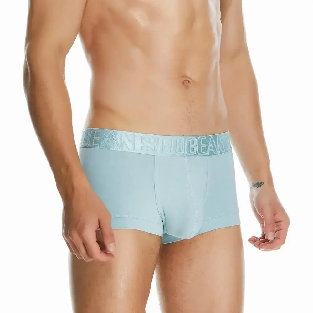 Men's Boxers Cotton Underwear Boxer Shorts Sexy Men Boxer Briefs Solid Color Underpants Boxer For Man — image 12