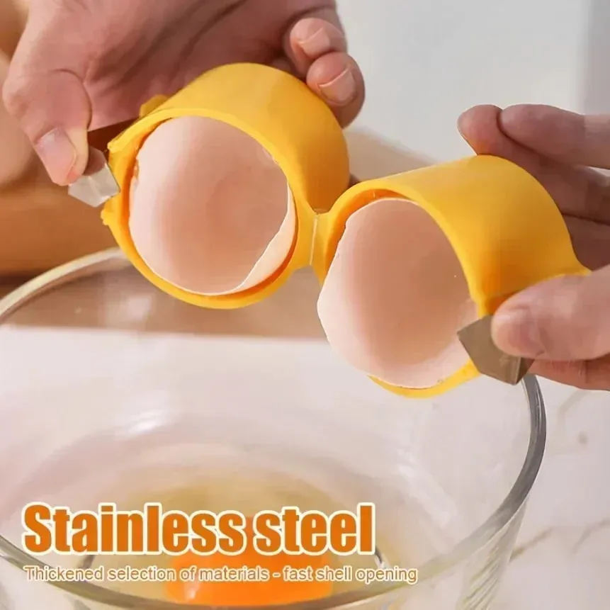 1/3pcs-Nuovo Apriscatole per guscio d'uovo Presse separatore per guscio d'uovo Apriscatole portatili da cucina Frantoio per guscio d'uovo portatile per uso domestico — image 4