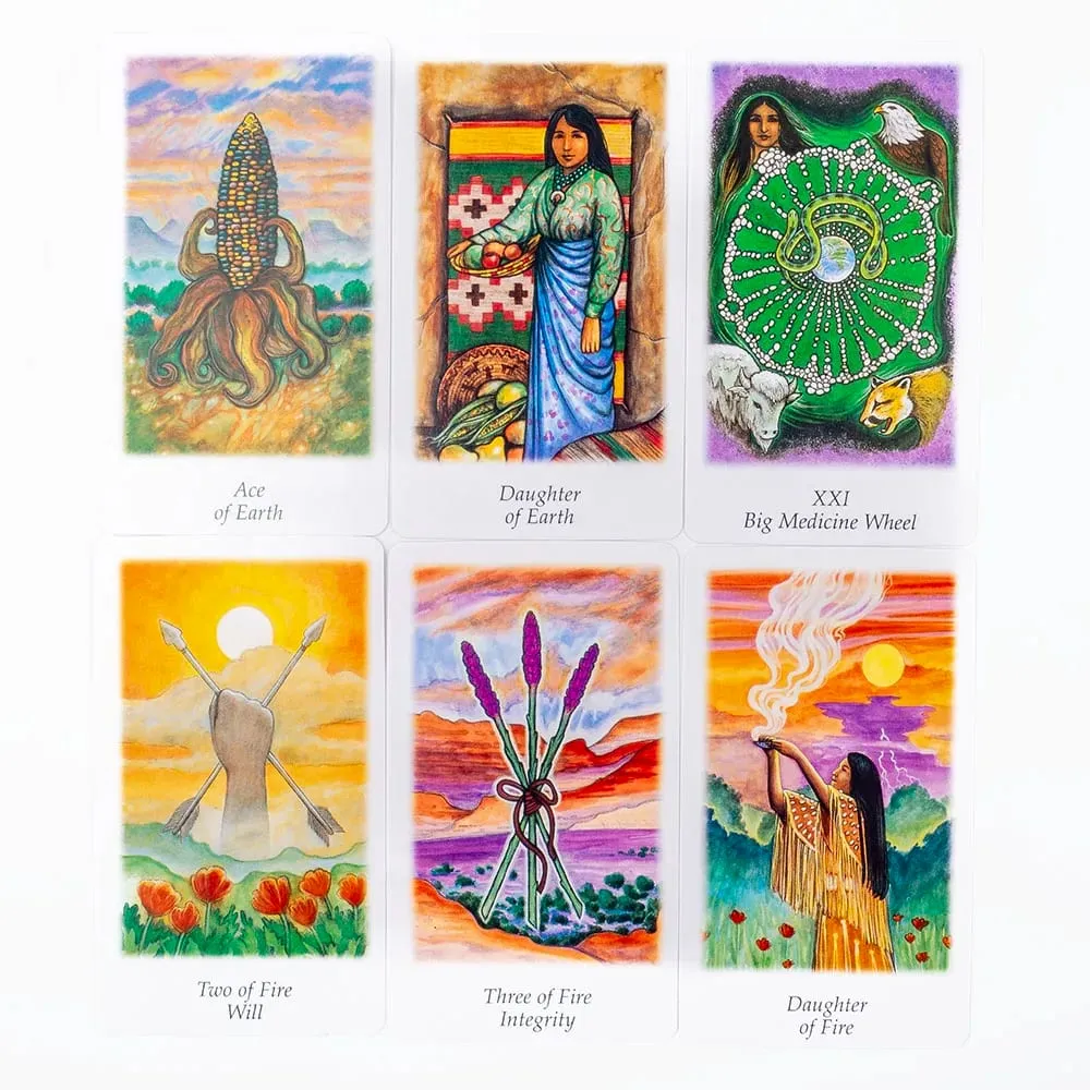 ขายร้อน Vision Quest Tarot 78 ดาดฟ้า 10.3*6 ซม.Fate Divination ไพ่ทาโรต์ FortuneTelling การ์ดเกม Party Board เกม — image 5