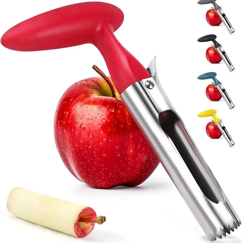 1PC Premium Kuchyně z nerezové oceli Apple Corer Tool Ultra Sharp Snadné použití a čištění Odolný odstraňovač ovocných jader