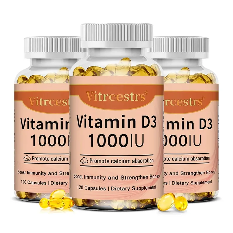 Vitamin D3 1000iu for Immune Support Healthy Muscle Function and Bone Health - Non-GMO Gluten Free 120 Vegetable Capsules — image 10