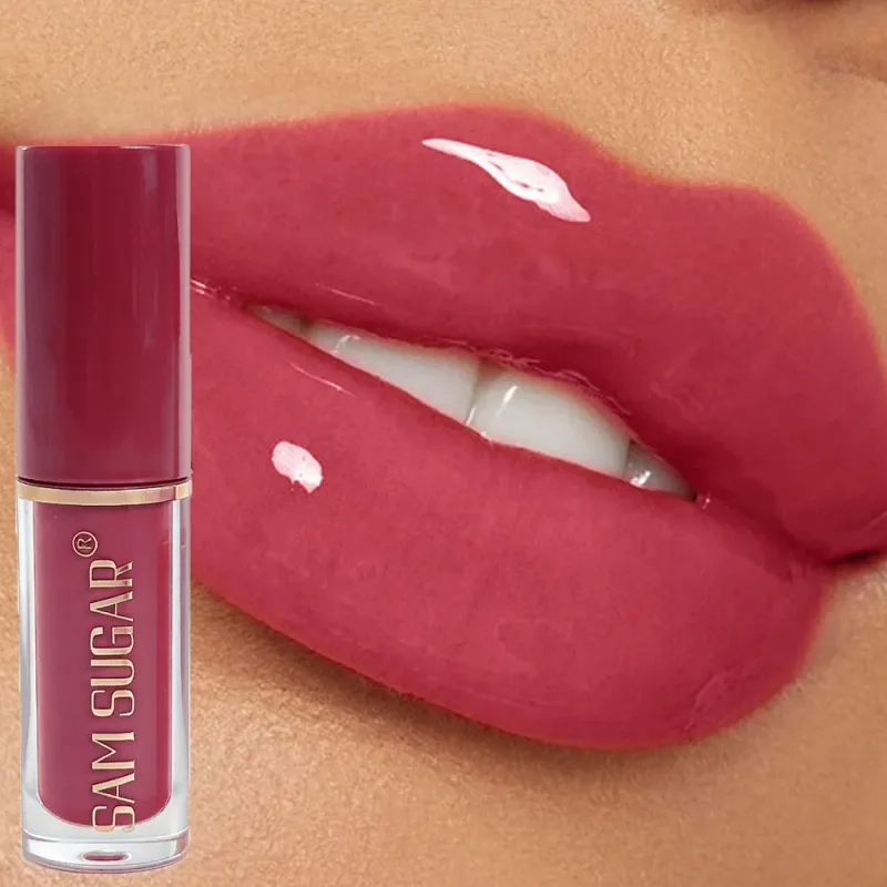 Dlouhotrvající vyplňující lesk na rty Hydratační voděodolný nepřilnavý kalíšek Vodní lesk Tekutá rtěnka Mini lesk na rty kosmetický make-up — image 8