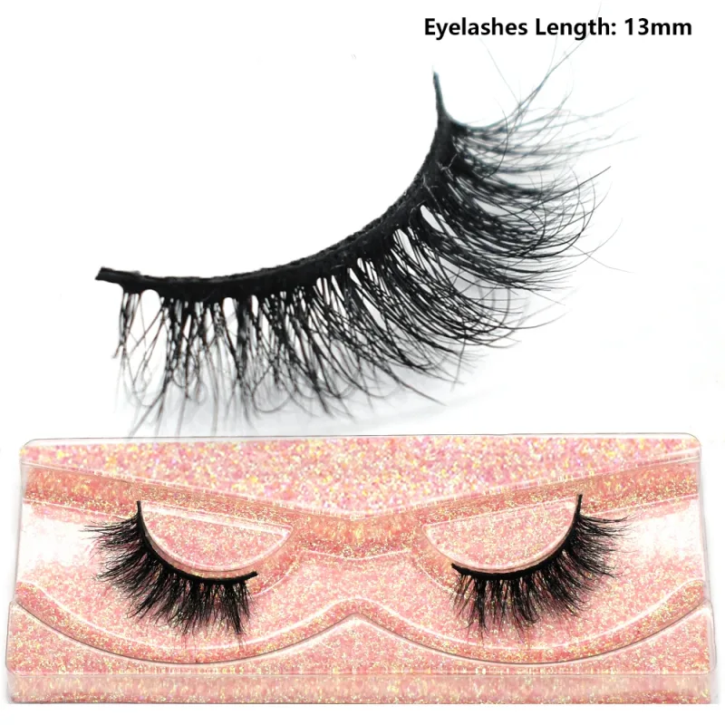 Pestañas de medio ojo, pestañas postizas cortas de visón 3D naturales, tira cruzada fina y esponjosa, pestañas postizas suaves, media extensión de pestañas, maquillaje — image 18