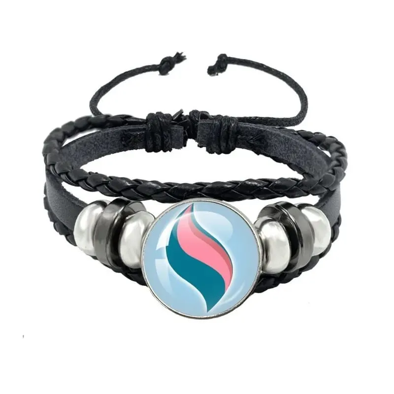 Llavero Pokémon Mega Stone, periférico de animé, creatividad, moda exquisita, hebilla de cuerda de cuero negro, tendencia — image 11