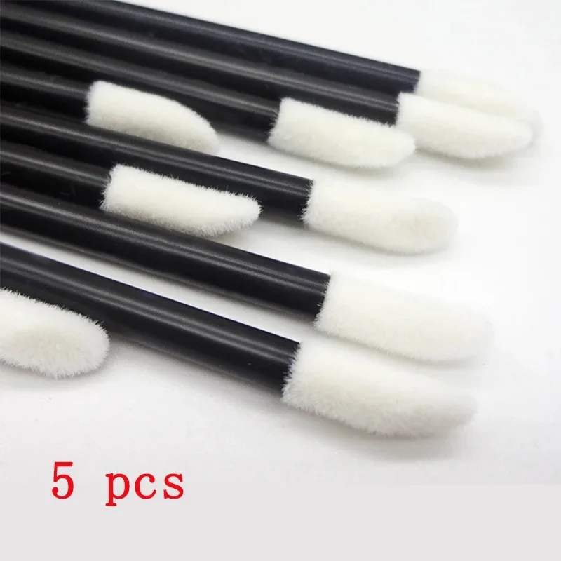 5/50/100Pcs Lip Brush เครื่องสำอางค์แปรงแต่งหน้าแบบพกพาลิปสติก Applicator ขายส่งแปรงลิปสติก Professional Make Up Tools — image 11