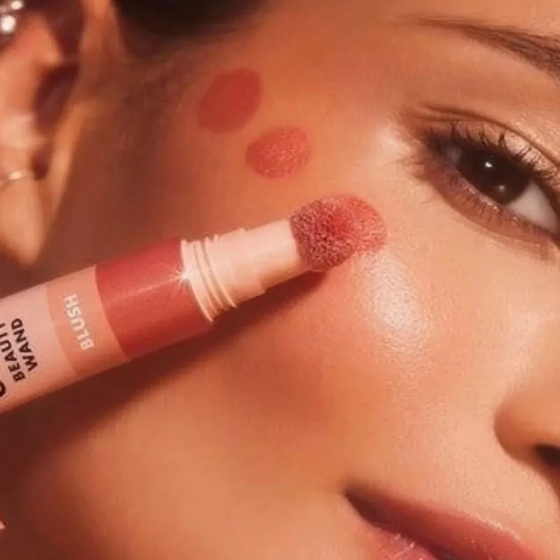 Elf Candlelit BlushLiquid Contouring และ Shading Stick สำหรับลิปบาล์มสามมิติธรรมชาติ Fine Glitter ลิปกลอสลิปสติก — image 4