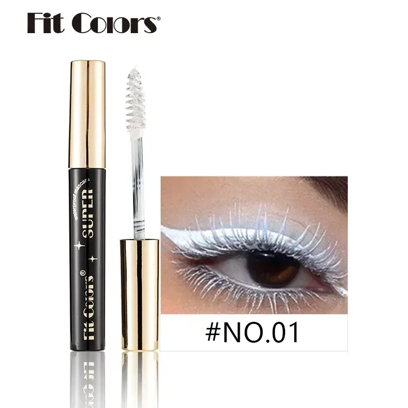 Gekleurde Mascara Make-up 4D Zijdeachtige Natuurlijke Lange Wimpers Mascara Waterproof Langdurige Uitbreiding Dikke Blijvende Curling Mascara — image 20