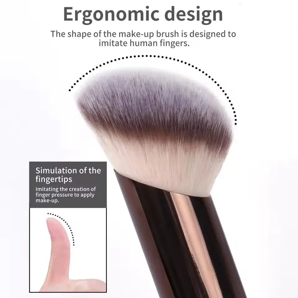 Propesyonal na Makeup Brush Double Head Foundation Powder Concealer Makeup Brush Soft Fiber Hair Cosmetic Beauty Tools — image 6