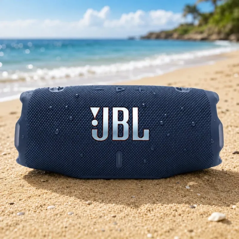 JBL Charge 6 Speaker Bluetooth Portabel Subwoofer Bass Dalam Nirkabel IP68 Tahan Air Suara Pro Kotak Boom Berkemah Pesta Luar Ruangan — image 8