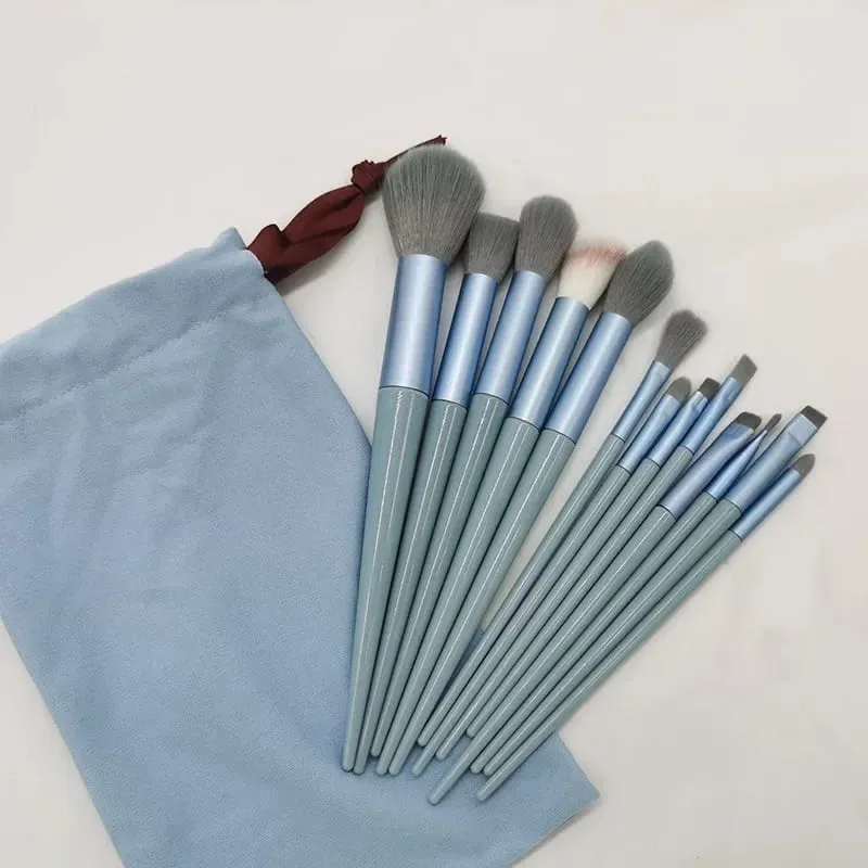 8-13 Stuks Zachte Make-Up Kwasten Set Voor Foundation Blush Poeder Oogschaduw Markeerstift Blending Make Up Cosmetische Borstel Schoonheid gereedschap — image 16