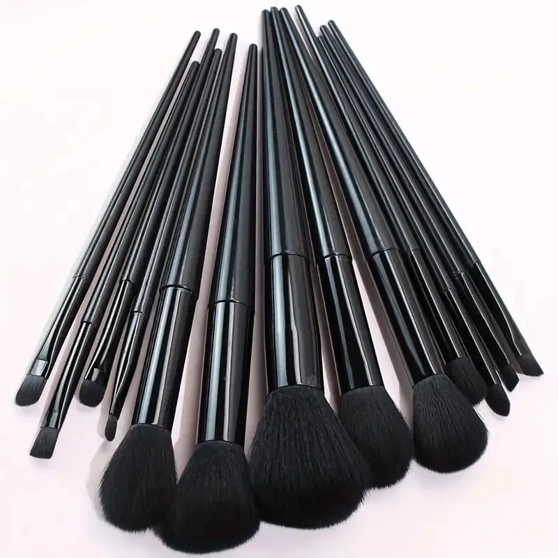 13PCS Black Makeup Brushes Set Powder Foundation Blush Kabuki Blending Makeup Beauty Tools Brochas Maquillaje for Cosmetics
