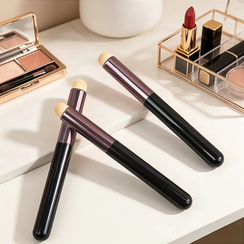 5/10 Uds pincel de maquillaje de labios brochas correctoras y base aplicador de lápiz labial multifuncional labios ojos mezcla de rostros brocha de maquillaje