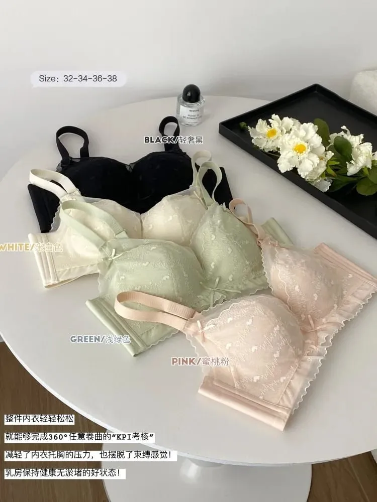 MOYISU Pure Desire Breeze Push-Up-BH, kabellos, für kleine Brüste, atmungsaktiv, Anti-Durchhängen, Komfort, Lift-Unterstützung, AB-Cup, Damen S-XL — image 5